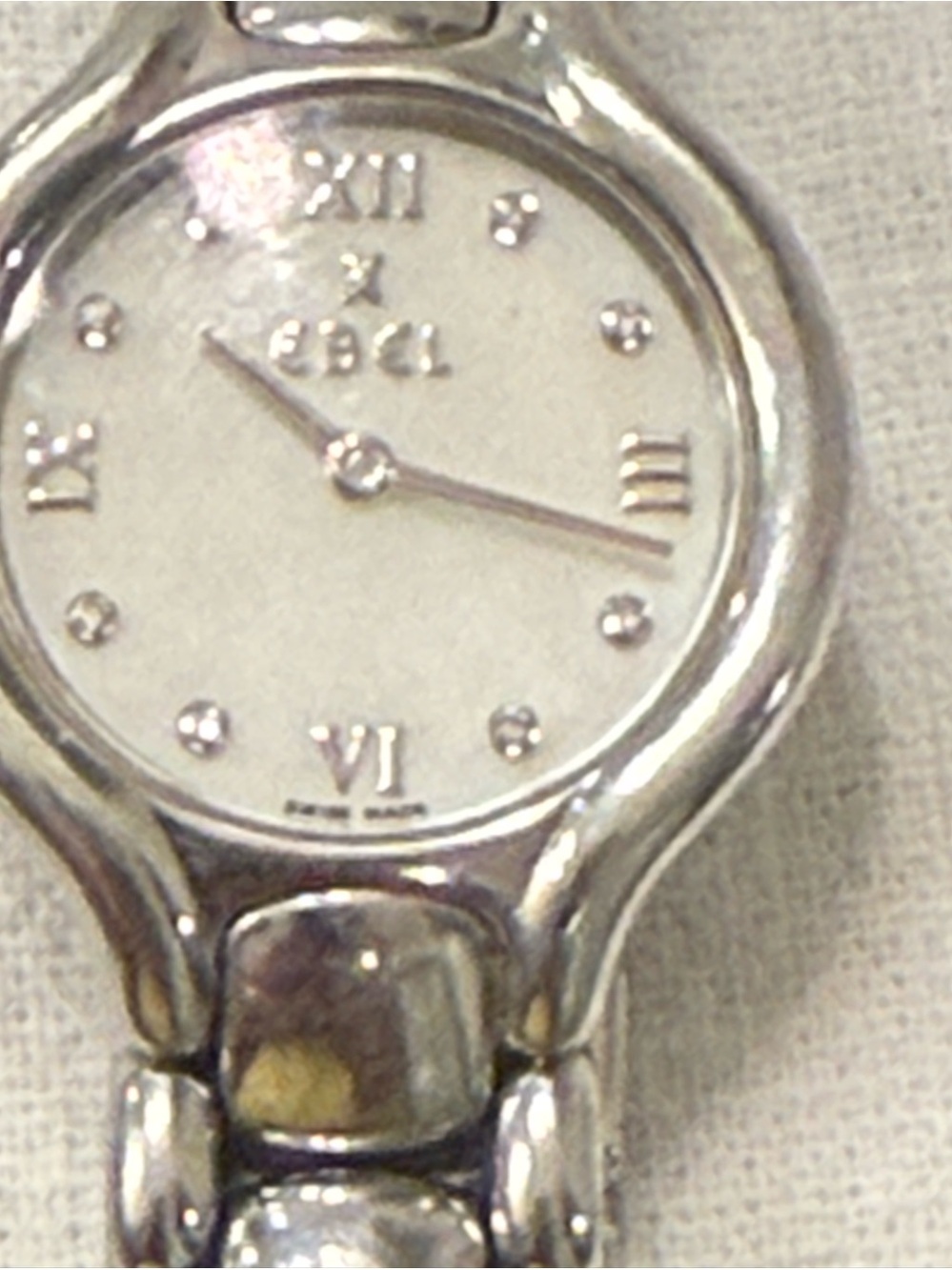 Ebel Sport Classic Swiss Women’s Stainless Steel Watch White Dial Roman Numerals - Picture 4 of 16